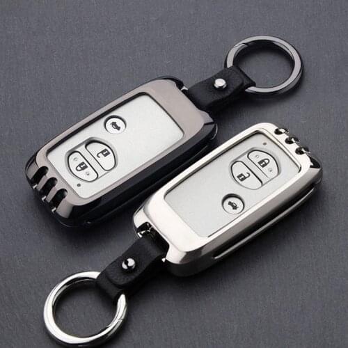 Zinc alloy car key fob cover key case For Toyota Land Cruiser Prado 150 Camry Prius Crown Subaru 2013 2014 Foreste Outback XV