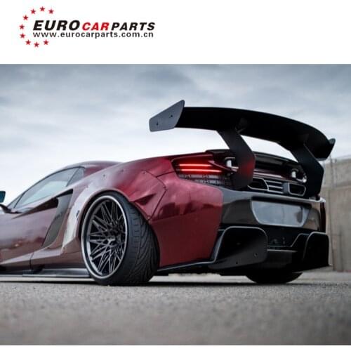 MCL 650s LB style FRP material rear wing rear spoiler fit for 2018 2017 2016 2015 650S body kit rear skirt lip