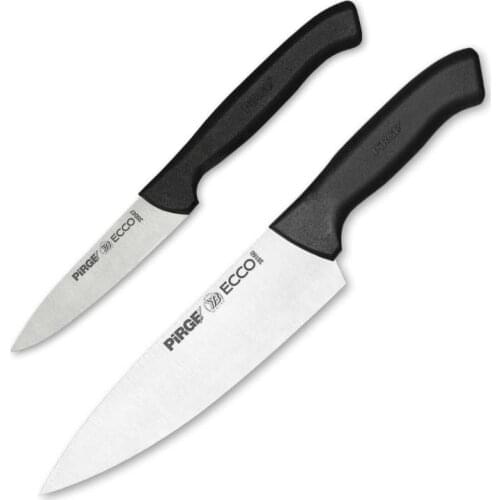 Pirge, Ecco Chef Basic Knife Set 2 pcs. нож бабочка Professional Household Knives, Kitchen and Chef Knives cuchillo - 35149