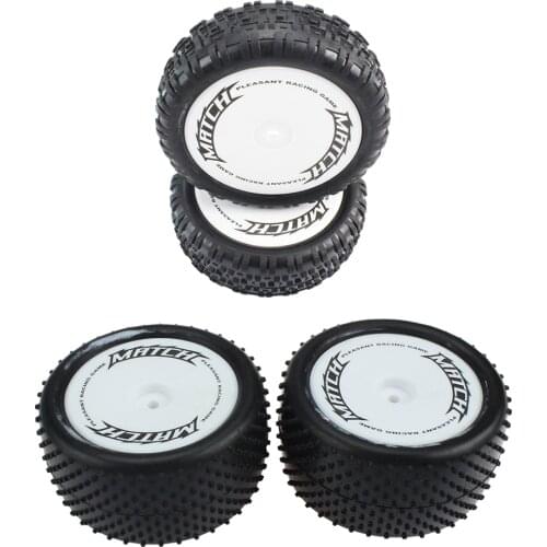 Upgrade Pack of 2 Tires 1/10 Scale 104001 Buggy Car Vehicles DIY Replacement