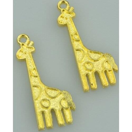 20pcs 32*12mm gold color deer Alloy charms pendant fit necklace bracelet diy Pendants for jewelry making D922