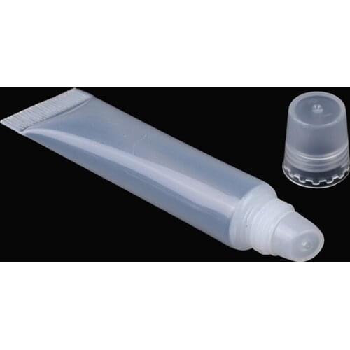 1pc 8/10/15ML Empty Lipstick Tube Lip Balm Soft Tube Makeup Squeeze Clear Lip Gloss Container Empty bottle Makeup bottle