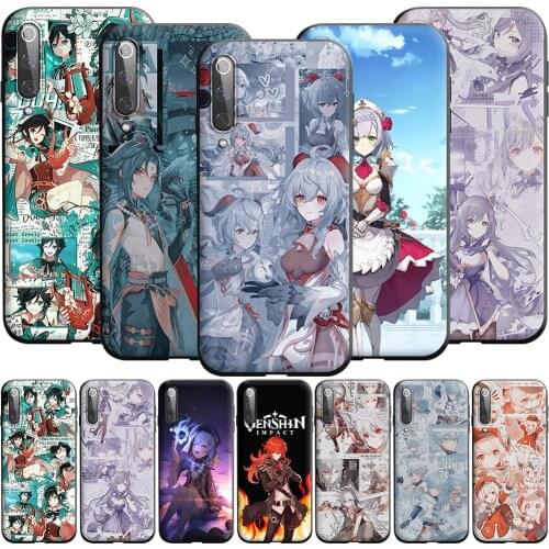 Genshin Impact Case for Xiaomi MI 8 9 9T A2 A3 10 10T Note Lite Pro SE Max 3 F1 Poco X3 NFC M3 11 11i Ultra F3