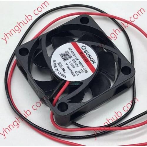 SUNON MF40101VX-1000C-A99 DC 12V 1.17W 40x40x10mm 2-Wire Server Cooling Fan