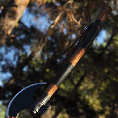 Dirilis Ertugrul Axe 88CM , Best Quality Ottoman Axe ,Old Turkish Military Weapon Handmadet Turgut ALP ,Ottoman Sultan AXE