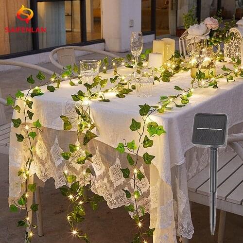 Solar String Lights Outdoor Copper Wire Led Garland Fairy Lighting String Wedding Christmas Decoration For Outdoor Garden Home