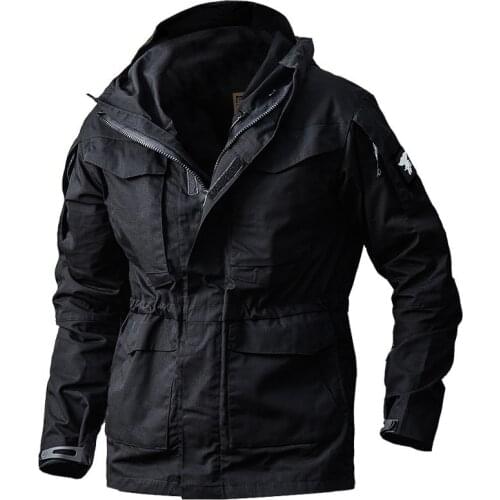 Spring Autumn Outdoor Climbing Sport Military M65 Windbreaker Men Hiking Training Waterproof Windproof Camo Tactical Jacket Coat