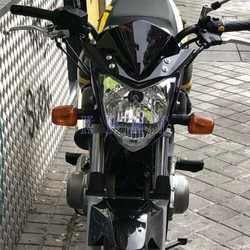 Motorcycle Windshield WindScreen Screen For 2014 2015 2016 2017 2018 Yamaha FZ16 Fi V2.0 FZ 16 FZ-S FZS S 150