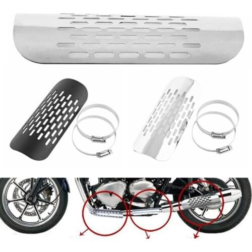 Exhaust Heat Shield Motorcycle Motorbike Exhaust Pipe Heat Shield Cover Guard Protector Accessories motorbike accessories 2020