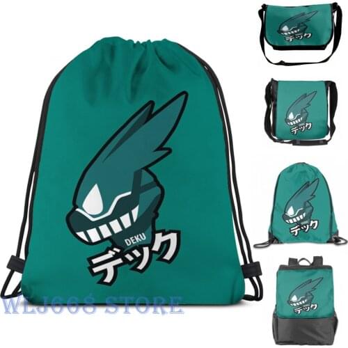 Funny graphic print shoulder Bags women MHA - Deku Single shoulder backpack travel for men Gym Bag