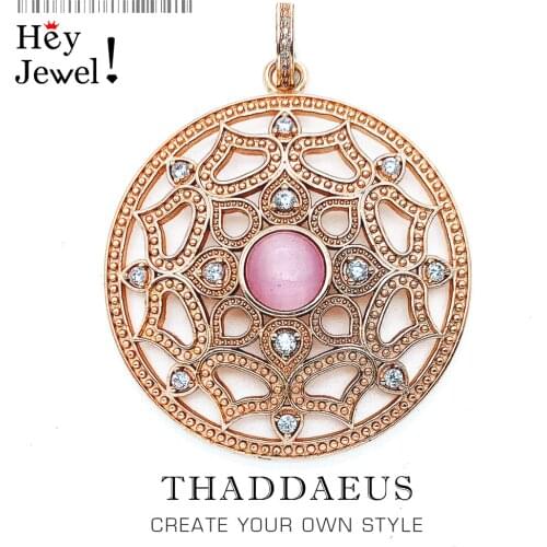 Pendant Lotus Rose Gold,2021 Summer Brand New Fine Jewelry Bijoux 925 Sterling Silver Extraordinary Protection Gift For Woman