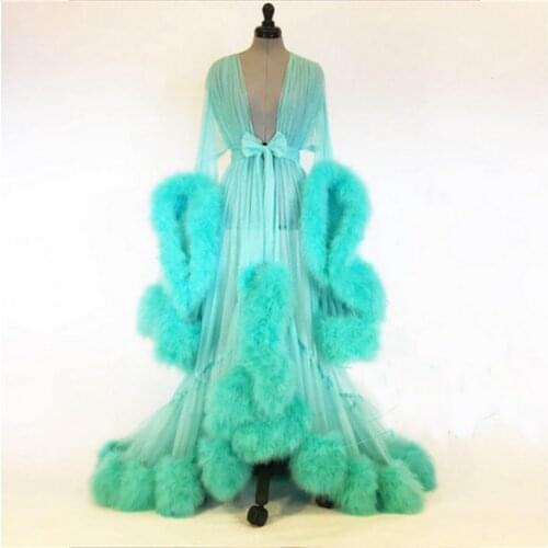 Womens Erotic Sex See-through Lace Long Seeve Ruffles Tutu Dress Sexy Lingerie Bandage Mesh Sleepwear Robe