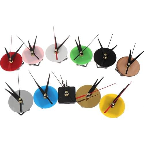 1PCS DIY Silent Quartz Watch Round Wall Clock Movement Mechanism Parts Repair Replacement Need Tools Home Decor