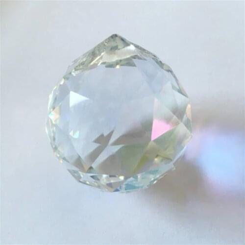 10pcs/lot 40mm AB Color Crystal Chandelier Ball Hanging Balls Glass Prism Pendants Ball Lighting Prism Pendants Ball For Sale