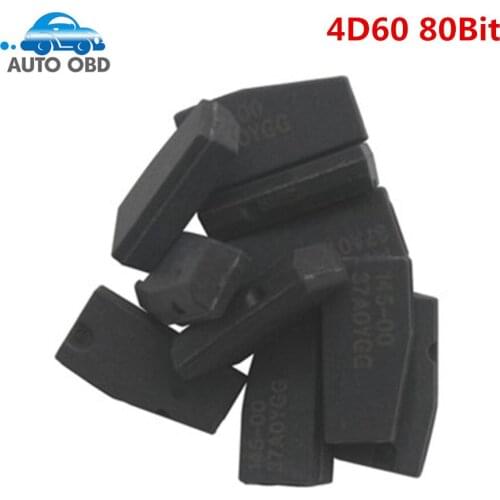 5pcs/lot 80 Bit 4D-60 Chip 4D60 Transponder Chip for Car Keys ID4D 60 80bit blank Transponder Chip