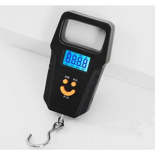50kg/10g Mini Digital Scale USB Charge For Fishing Luggage Travel Weighting Steelyard Portable Electronic Hanging Hook Scale new