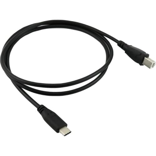 5x USB 3.1 Type C Male to USB 2.0 B Male Plug Printer Scanner Data Charging Connector Adapter Cable Cord 3ft/1m