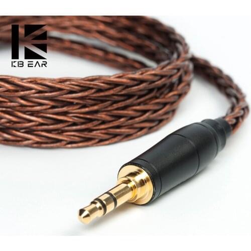 KBEAR 8 Core Oxygen-Free Copper Balanced Cable 2.5/3.5/4.4MM with MMCX/2PIN/QDC/TFZ for KZ ZSX DQ6 ZSTX ASX ZAXBLON BL-01 BL-03
