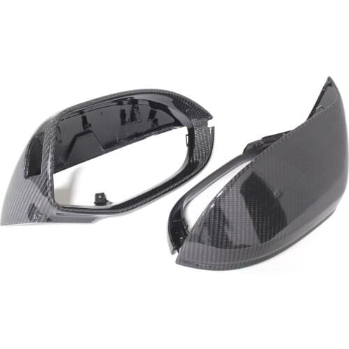 A7 TOP Quality PU Protect Carbon Mirror Caps for Audi A7 2011 2012 2013 2014 S7 2013 Replacement OEM Fitement Side Mirror