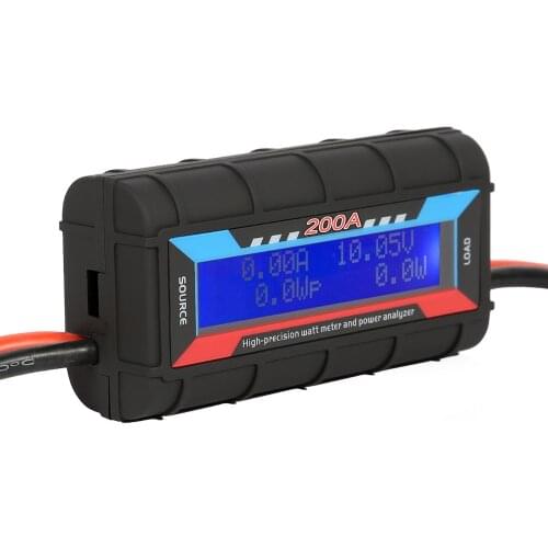 DC 60V 200A Battery Voltage Balance High Precision Watt Meter Power Analyzer Checker Balancer RC Spare Parts with Backlight