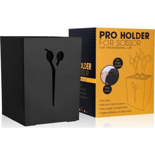 Hairdressing Scissors Holder Stand Storage Box Hair Comb Holder Box Organizer