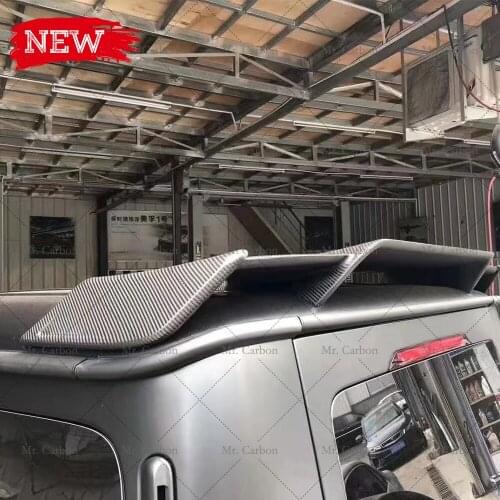 FOR BENZ G500 W463 G55 G63 G65 G350 BRS STYLE CARBON FIBER ROOF WING TRIM BODY KIT FOR G500 W463 ROOF LIP SPOILER RACING