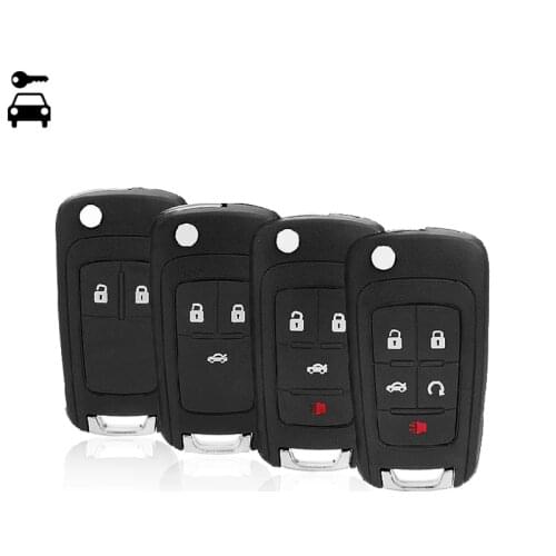 For Chevrolet Cruze Camaro Impala Malibu Sonic Aveo Trax Epica Car Folding Remote Key Shell Replacement Key Case Fob