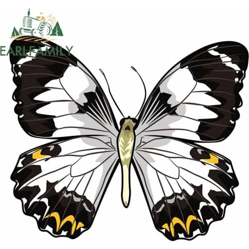 EARLFAMILY 13cm x 11.2cm For Butterfly Waterproof Fine Decal Vinyl Material Car Stickers Campervan Decoration for VAN RV JDM