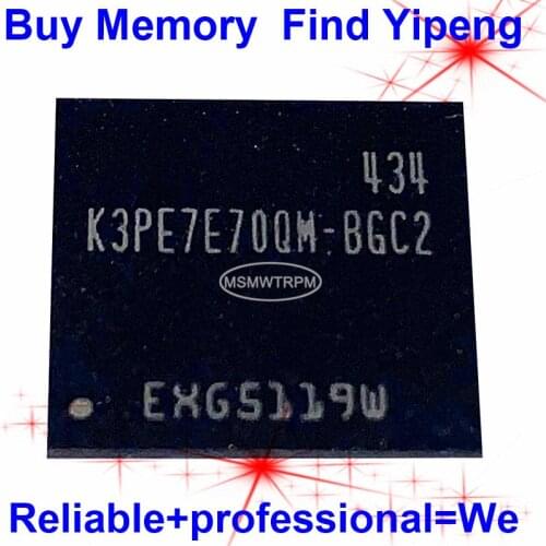 K3PE7E70QM-BGC2 BGA216Ball LPDDR2 1GB Mobilephone Memory New original and Second-hand Soldered Balls Tested OK