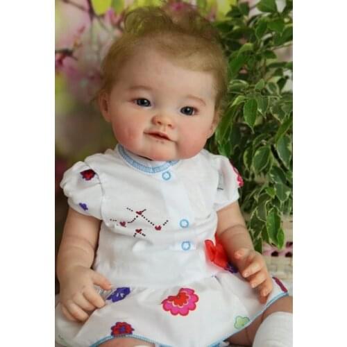 NPK 21inches reborn doll kit Naomi Limited Edition Reborn Vinyl Doll Kit lifelike real soft touch fresh color