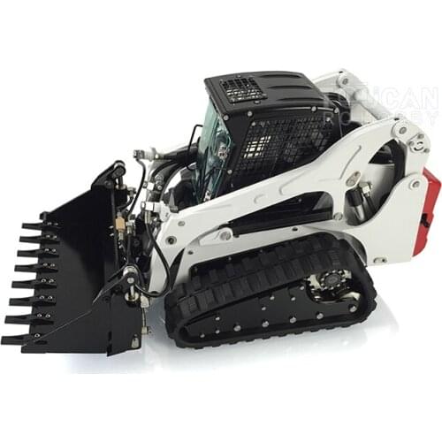 LESU Aoue-LT5 1/14 Metal Hydraulic Tracked Skid-Steer RC Loader Painted DIY Model with Lights Sound THZH1187-SMT5