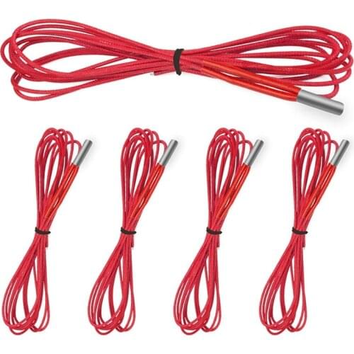 Cartridge Heater 24V 40W 1Meter(39.3In) Heating Pipe for Ender 3, for Ender 5, for Prusa I3, for Mega, for 3D Printer