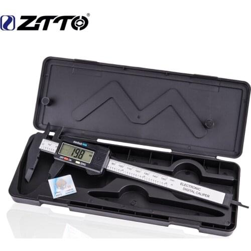 Bicycle Nylon Accurate Electronic Vernier caliper 0.01 millimeter inch LCD millimetre MTB Road bike parts measuring tool rule