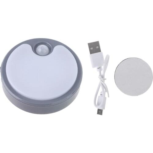 Rechargeable Motion Sensor Light LED Puck Light Stick Anywhere Light Cordless Closet Light Automatic Under Cabinet Light