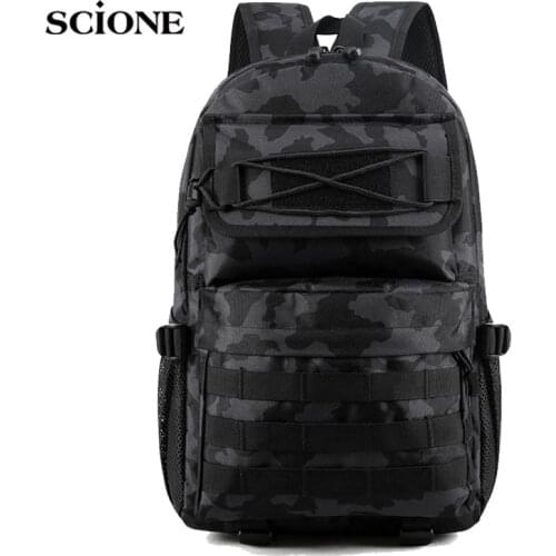 Camping Tactical Backpack Nylon Camouflage Bags Men Large Army Hiking Bag Male Travel Military Rucksack Outdoor Sports XA911WA