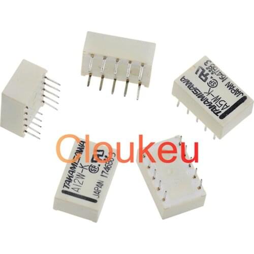 2Pcs DIP10 A5W-K 5VDC Relay