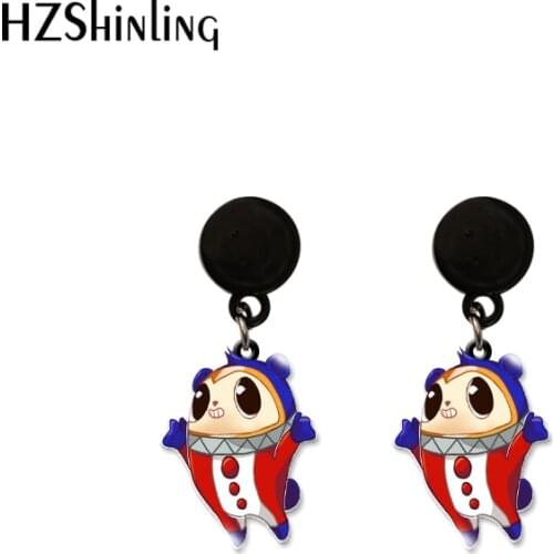 2021 New Arrival Persona 4 Cartoon Anime Dangle Drop Earrings Resin Epoxy Acrylic Ear Jewelry