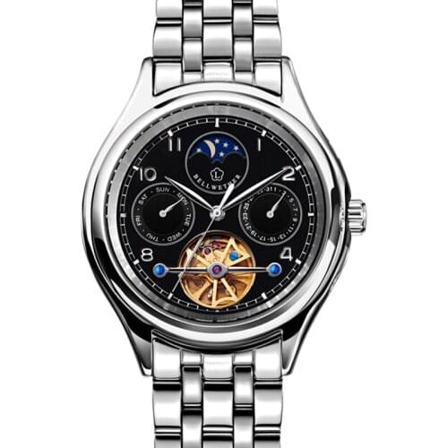 Luxury Brand LOBINNI Watch Men Japan MIYOTA Automatic Mechanical Movement Mens Watches Multi-function Sapphire Clock L13006-4