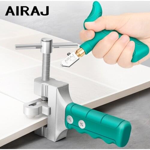 AIRAJ 2021 High-Strength Glass Cutter Tile Handheld Multi-Function Portable Opener Home Tile Cutter Diamond Cutting Hand Tools