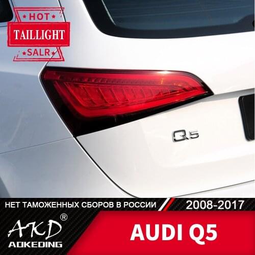 Tail Lamp For Car AUDI Q5 2008-2017 Q5 LED Tail Lights Fog Lights Day Running Light DRL Tuning Cars Accessories