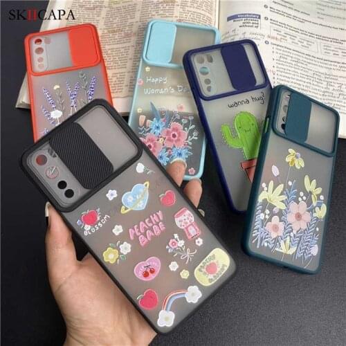 Candy Color Slide Camera Lens Protective Case For Oneplus Nord Relief Flower Soft Silicone Cover For One Plus NORD AC2001 AC2003