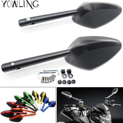 Rearview Mirrors For Yamaha MT-07 MT-09 MT 07 09 FZ-07 FZ1 FZ6 FZ8 CNC Aluminum Mirror Motorcycle Scooter Accessories