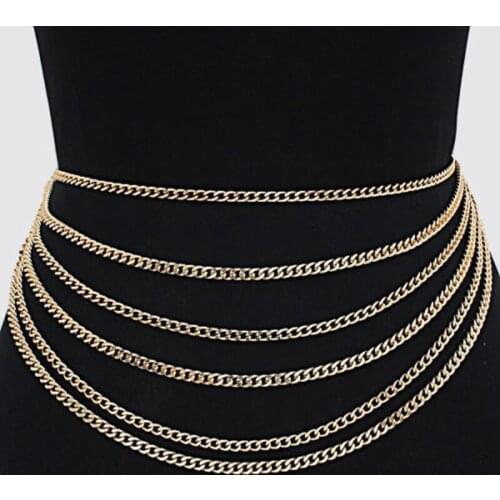Bijoux femme Body Waist Chain Fashion India Six-layer fringed navel Accessories Charms Collocation Jewelry For Women