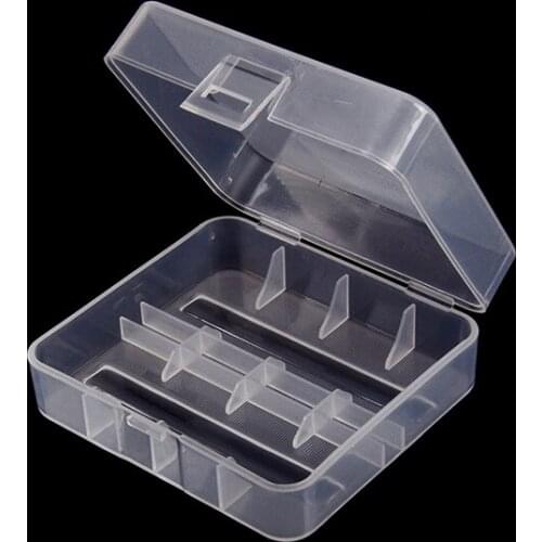 1pc 26650 Battery Case Plastic Holder Storage Box Cover For 2 X 26650 Battery Box Container Case Organizer Box Case