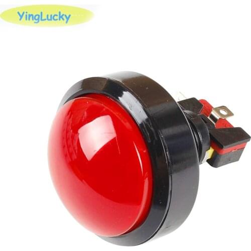 10pcs Arcade LED Button 12V 60mm Big Round for Arcade Video Game dolls machine arcade cabinet