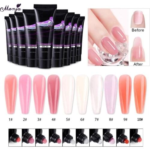 15ML Nail Extension Gel UV Phototherapy Gel Nail Art Gel Waterproof Natural Nail Polish Nailtools Dropship/Wholesale TSLM1