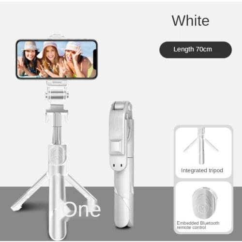 360° Rotation Bluetooth Selfie Stick Live Mobile Phone Bracket Retractable Portable Hand-held Tripod
