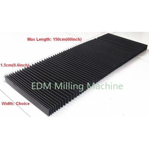 Milling Flexible Engraver Machine [Part Protective Flat Accordion Bellows Cover 130mm-300mm For CNC Milling Machine Tool
