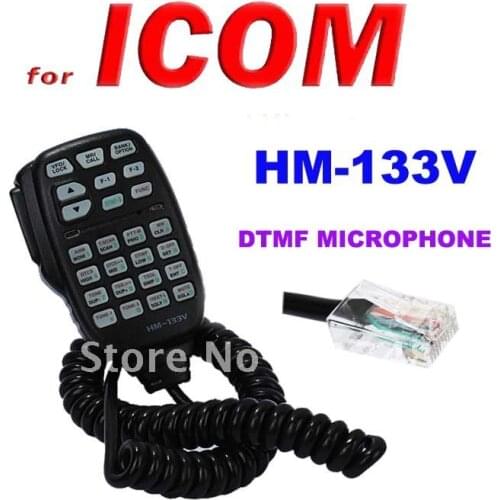HM-133V DTMF Microphone with Keypad Lighting for ICOM Mobile Transceiver IC/208H/2100H, 2200H, 2720H, 2725E, V8000