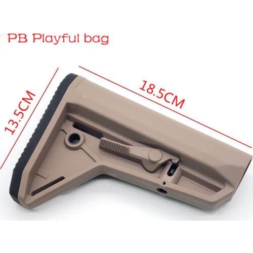 Playful bag Outdoor club CS hobby Creative DIY accessories gel gun Jinming 8 gen9 MOE SL butt nylon rear togel gun rifle KD2